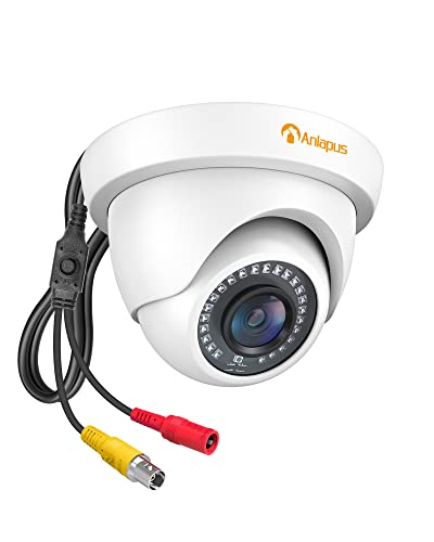 Anlapus indoor 1080P Caméra de Surveillance Extérieure IP66 Objectif de 3.6mm, 20M Vision Nocturne, 4-en-1 Caméra pour Kit Vidéo Surveillance de Mode TVI/CVI/AHD/960H