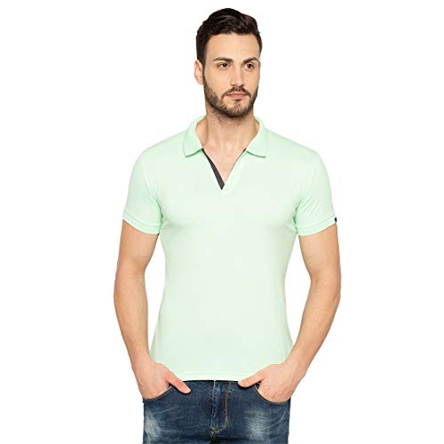 Image of Status Quo Men's Polo T-Shirt | Rich Cotton Blend | Slim Fit | All Day Comfort | Contrast Inner Placket | Polo Collar