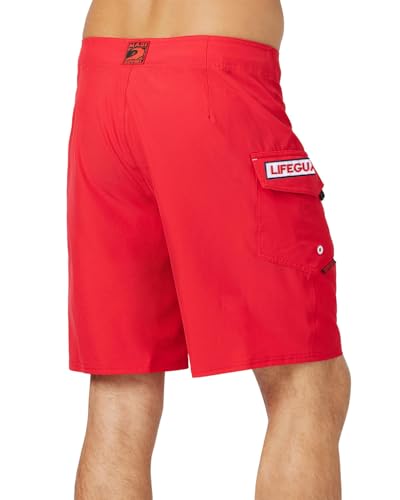 Maui Rippers Men's Lifeguard Uniform Swim Trunks Stretch 19" Outseam2