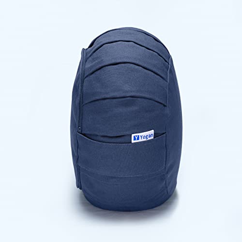 Yogan-Classic-Yoga-Cushion-Meditation-Cushion-Buckwheat-Hulls-Organic-Cotton-Removable-and-Washable-Cover