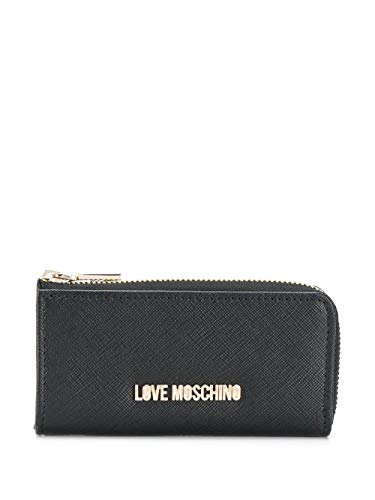 Preisvergleich Produktbild Love Moschino Luxury Fashion Damen JC5450PP08LQ0000 Schwarz Brieftaschen / Herbst Winter 19