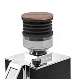 Einzeldosis-Trichter, kompatibel mit Eureka Mignon Espressomühle, Silikonbalg zum Ausblasen von Restkaffeesatz (Höhe Trichter)