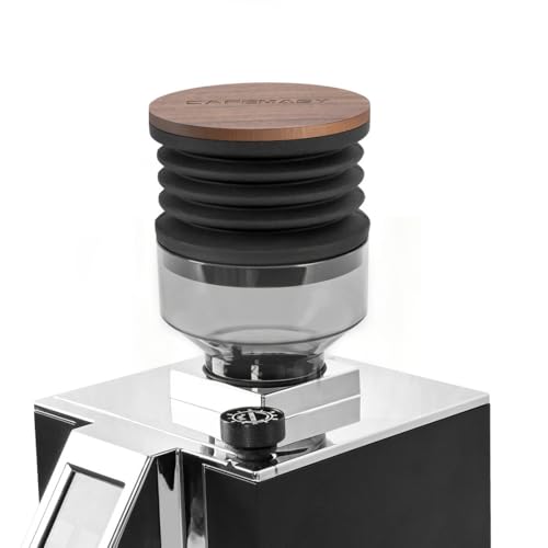 Single Dose Hopper Compatible with Eureka Mignon Espresso Coffee Grinder Silicone Bellow for Blow Out Residual Coffee Grounds (Heighten Hopper)