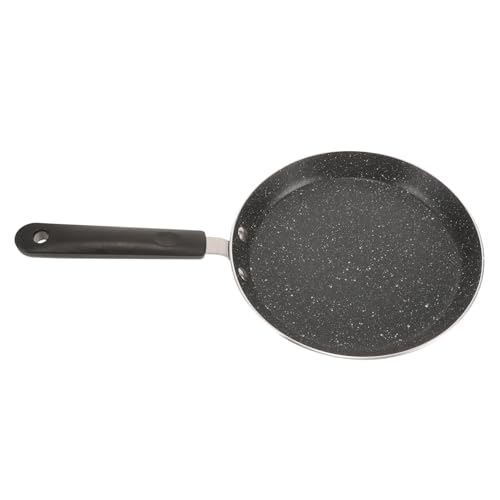 FONDOTIN 1 pieza Sartén Antiadherente de Aluminio para Pancakes y Tortillas Mango Ergonómico para Cocinar Casa y Preparar Snacks