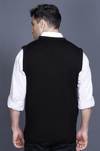 Image of GODFREY Half Sweater for Man Winter Pullover - Sleeveless Men Sweaters