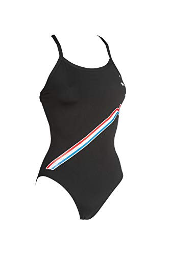 Image of Arena Women's Standard Country Flags Light Drop Back MaxLife One Piece Swimsuit
