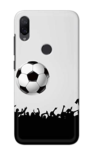 Image of Printed Hard Back Cover Case for Mi Play Back Cover (Football Icon) -1302