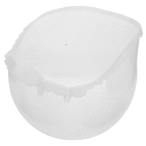 Abaodam Gorro para Mechas de Silicona Translúcido Semi-transparente, con Orificios Cruzados y Elasticidad Ajustable, Reutilizable para Peluquería y Teñido de Cabello en Casa