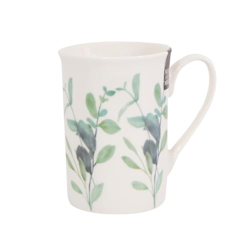 Set of 6 Eucalyptus New Bone China Coffee Mugs Afternoon Tea Cups Home Kitchen Mug Set Floral - Image 3