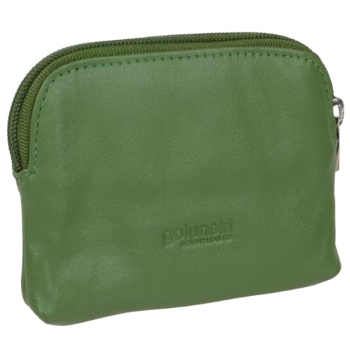 Golunski Ladies Super Soft Leather Coin Purse - Pea Green