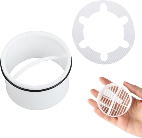 Heyumybit Colador de Drenaje Ducha,Colador de Pelo+Tubo Sumergible para Ducha,Filtro Pelos Desague Ducha,Atrapa Pelo Ducha y Filtro Pelo Desagüe,Compatible con Desagüe de Ducha,con 6960, 6963, 6961,