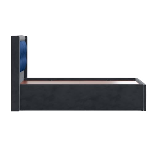 Image of Wakefit Asterion King Size Storage Upholstered Bed