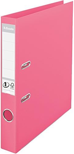 Esselte, Solea, A4, Lever Arch File, 50 mm Spine, 350 Sheets Capacity, PP, Plastic Cover, File Folder, 231041, Solea Blue