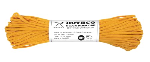 ROTHCO(���X�R) �i�C�����p���R�[�h 30m(100ft) GOLDENROD 126