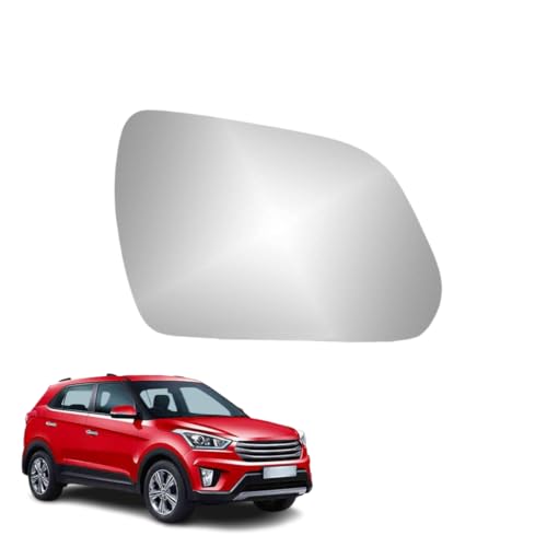 Image of Kylo Creta T1 (2015-2019) Driver Side (Right Side) Car Side Mirror Glass /Tukdi /Sub Mirror Plate