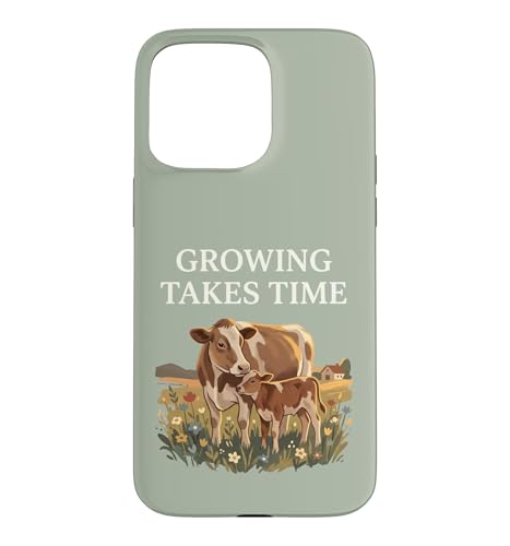 Growing Takes Time ���̎q���̃R�e�[�W�R�A�f�U�C�� �X�}�z�P�[�X iPhone 15 Pro Max �p