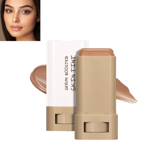 Base de maquillaje en barra, bálsamo de belleza, suero, tinte potenciador de la piel, bálsamo corrector de cobertura total, ligero y suave (06)