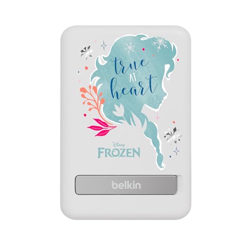 Image of Belkin X Disney | 5000 mAh Magsafe Wireless Power Bank | 7.5W Wireless Fast Charging | Compatible w /iPhone 12 and Above, Android & Airpods | 2 Years Warranty | Elsa Edition