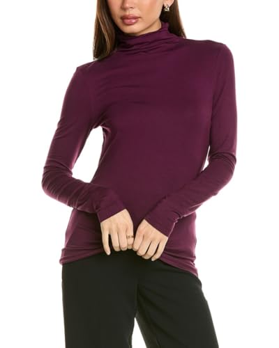 Anne Klein Women's Rayon Spandex Jersey Seamless Turtleneck