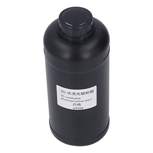 Cocoarm 3D Printer Resin, Water Washable Photopolymer Resin 1000ml 365 to 405nm, High Strength Fast Curing Low Shrinkage