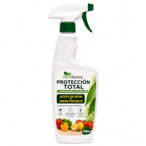 FERTIBONO Jabón Potásico y Aceite de Neem 750 ml | Protección Total | Fortalece, limpia y ayuda a mantener plantas sanas; ideal para huertos, jardines y plantas ornamentales.
