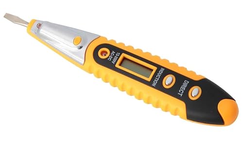 Image of GLUN Direct Line Tester, AC-DC 120-250V, Screwdriver Circuit, Screwdriver with 3.5mm Plus and Minus (+,-) Pointer