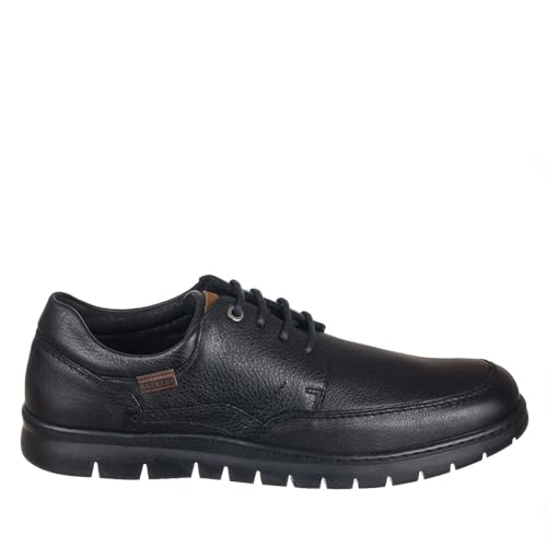 BAERCHI 5316 Zapato DE Piel con Cordones Hombre Negro 44