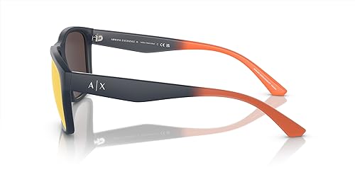 Image of Armani Exchange mens Ax4135s Rectangular Sunglasses