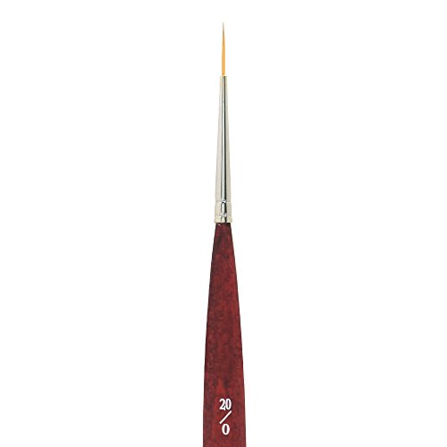 Image of Princeton Velvetouch Mini Liner Brush, Synthetic, Short Handle, Size 20 /0 inch, 1 Count