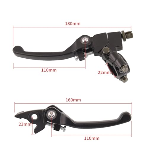 Manillar plegable de 22 mm con palanca freno embrague para renovar motos de cross 2