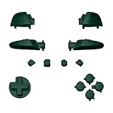 Picture of eXtremeRate Racing Green Repair ABXY D-pad ZR ZL L R Keys for Nintendo Switch Pro Controller, DIY Replacement Full Set Buttons with Tools for Nintendo Switch Pro Controller - Controller NOT Included