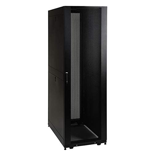 Tripp-Lite SR42UBMD 42U SmartRack Mid-Depth Rack Enclosure Cabinet with Door and Side Panel, 3000 lb. Capacity