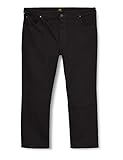 5 POCKET Lee Herren Brooklyn Straight Jeans, CLEAN Black, 48W / 32L