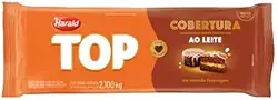 Chocolate Cobertura ao Leite Top em Barra 2.1Kg Harald