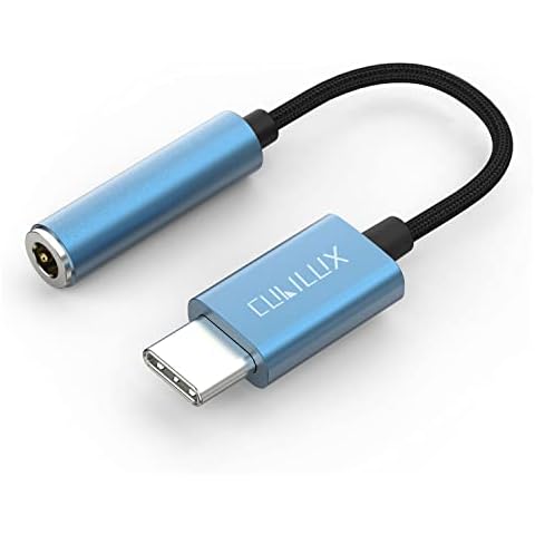 Cubilux USB C Headphone Adapter [Hi-Res 96KHz/24-bit DAC] for Google Pixel 7/6 Pro 6a 5 4 3 2 XL, Type C to 3.5mm Earphone Jack Dongle Audio Aux Connector, USB C to TRRS Microphone Adapter for Android Cover