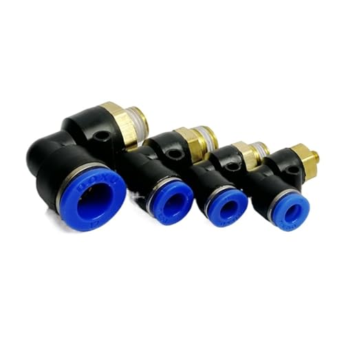 Conector de rosca neumático PL contra pérdidas de presión en mangueras de 8mm 2