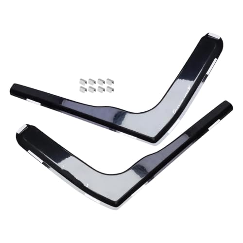 Déflecteurs de fenêtre avant Transit MK8 V363 plastique ABS noir 2 pièces