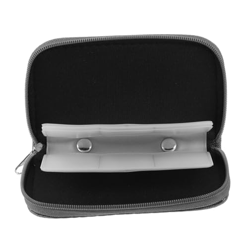 KOMBIUDA Memory Card Organizer Bag with Zipper Portable Storage Case for and Cards Slots for Photographers and Travel Enthusiasts