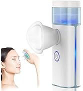 Eye and Face Sprayer 2 in 1 USB Cool Mist Facial Steamer with Eye Mask Portable Handy Hydrating S...