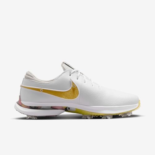 Nike Air Zoom Victory Tour 3 NRG Golf Shoes (FJ2241-101, White/Pale Grey/Light Bone/Metallic Gold)3