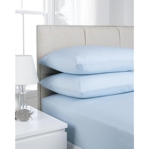 K Collection Percale Easy Care Fitted Sheets Cover
