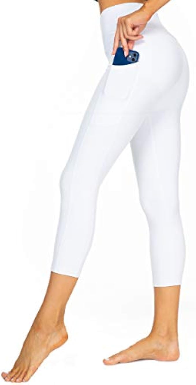 Kcutteyg Yoga Pants for Women with Pockets High Waisted Leggings Workout Sports Running Athletic Pants