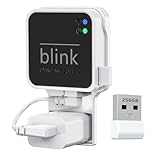 256GB Blink USB Flash Drive,with Outlet Wall Mount for Blink Sync Module 2,Blink USB Storage and Blink Sync Camera Mount for Blink Outdoor Indoor Security System (Sync Module 2 is NOT Included),White