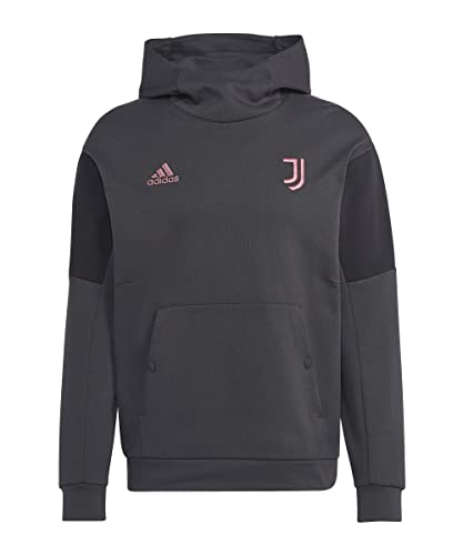 adidas Réplicas - Sudaderas - International Juventus Turín Travel Sudadera con capucha Gris Negro S