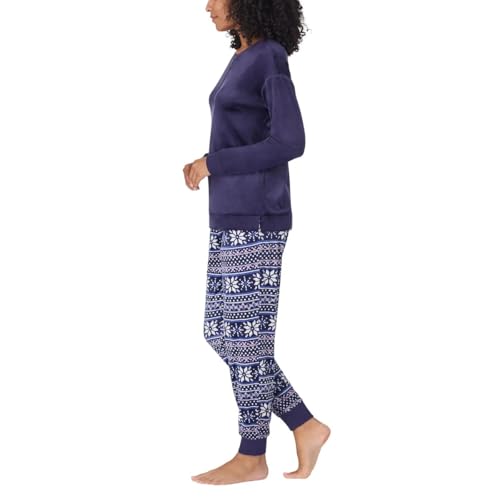 Nautica Women's 2 Piece Fleece Pajama Sleepwear Set2