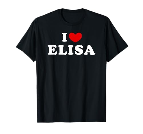 Photo de I Love Elisa, J'Aime Elisa T-Shirt