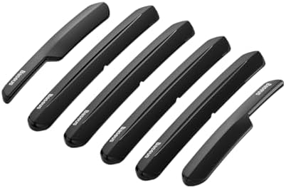 Baseus Bumper Guard Kit Baseus T-Space Bumper Guard Kit for Tesla Model 3/Y Cluster Black(Pack of 6)