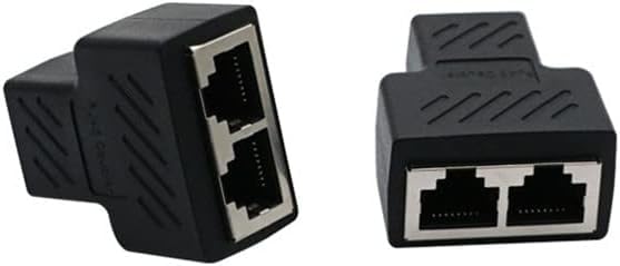 Adaptador Divisor RJ45 2 Puertos Pack x2 miniatura 6