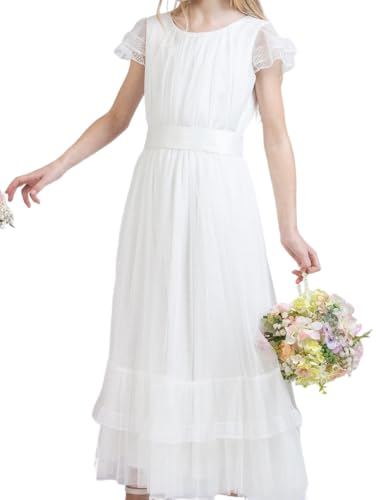 Robe de mariage fille Lara pour communion et fête solennelle