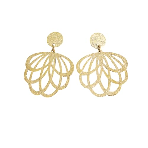 Boucles d'oreilles pendantes feuilles pour sublimer vos tenues d'été